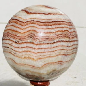 Piedra de cerdo a rayas rojas naturales cuarzo cristal esfera bola curación 2360 g - Imagen 1 de 12
