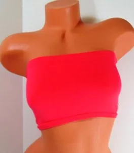 Women's BP Under Cover Pink Diva Bandeau Tube Top Size S/M NWT - Picture 1 of 7