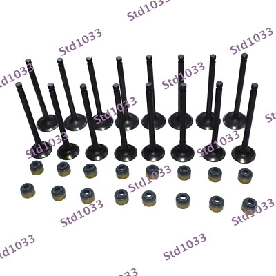 For Hyundai Elantra Tucson Kia Spectra Intake Exhaust Valves /w Valve Stem Seal Foto 1 de 4
