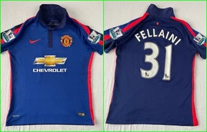 RARA maglia calcio Nike FELLAINI #31 Manchester United 2014 2015 MATCH WORN, L - Foto 1 di 24