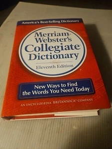 2019, "Merriam-Webster's Collegiate Dictionary" by Merriam-Webster Hardcover - Picture 1 of 8