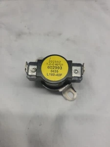 Frigidaire GE Dryer Thermostat 602993 5308015399 WE04X10017 - USED L180-40F 0733 - Picture 1 of 3