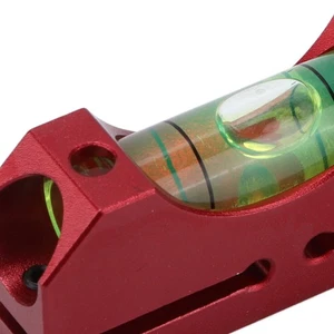 Red Reticle Leveling System Aluminium Alloy Scope Alignment Level Tool For Cars✈ - Picture 1 of 12