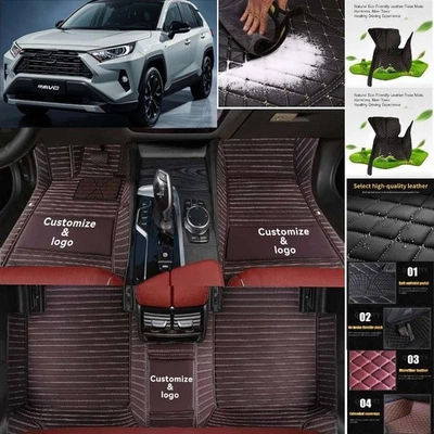For Toyota RAV4 Car Floor Mats Custom Waterproof Auto Liners Carpets Foto 1 de 4