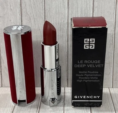 Givenchy Le Rouge Deep Velvet Matte #37 ROUGE GRAINE Full Size 3.4g New - Image 1 of 4