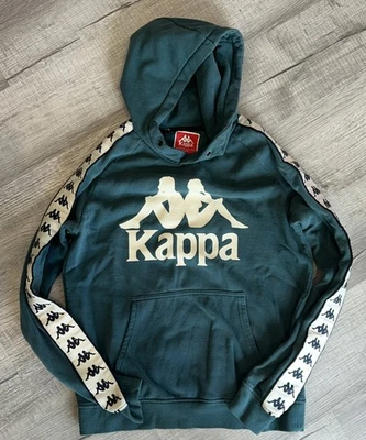 Kappa Mens Hoodie Medium Pullover Spellout Logo Sweatshirt Pocket Streetwear Y2K - Image 1 of 4