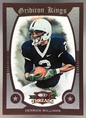 Derrick Williams 2009 Panini Donruss Threads Red RC /100 #15 Nittany Lions - Image 1 of 4