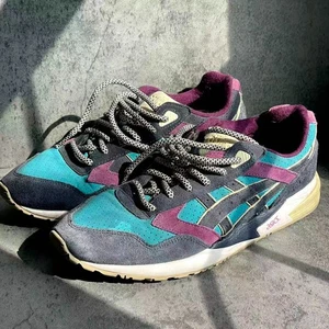 ASICS x BAIT Gel Saga Phantom Lagoons H31LK-5084 Men’s US 8 Dark Navy/Green - Picture 1 of 8