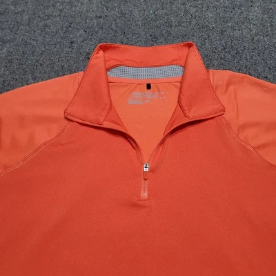 Camisa de golf Nike para mujer grande Salmon Tour rendimiento Dri Fit polo elástico simulado Foto 1 de 4