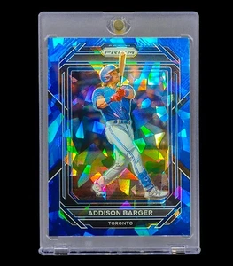 ADDISON BARGER SAPPHIRE ROOKIE REFRACTOR BLUE Holo SP Non Auto - BLUE JAYS - Picture 1 of 6