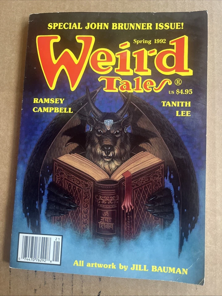Weird Tales Spring 1992  No. 304 fantasy horror magazine Necronomicon Campbell Foto 1 de 4