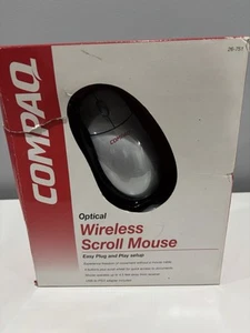NOS Compaq Optical Wireless Scroll Mouse 26-751 - Picture 1 of 4