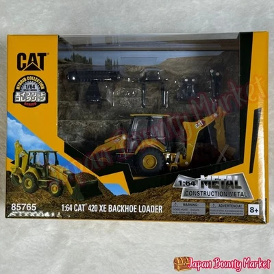 Diecast Masters 1:64 CAT 420 XE Backhoe Loader – Metal Construction – New - Image 1 of 4