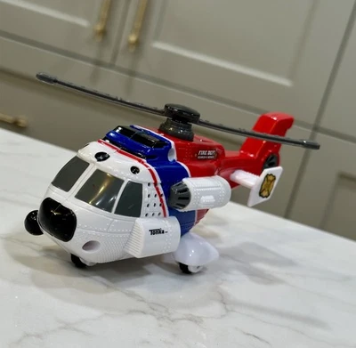 Tonka Fire Dept Rescue Helicopter 07578 Electronic Lights Sound Hasbro ‘12 Works - Image 1 of 4