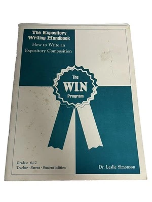 Expository Writing Handbook Grades 6-12~Simonson The Elijah Co~WIN Series P6 06 - Image 1 of 4