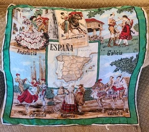 Espana/Spain 🇪🇸 Vintage Wall Tapestry (70x70cm) Like New Used Excellent Cond  - Picture 1 of 1
