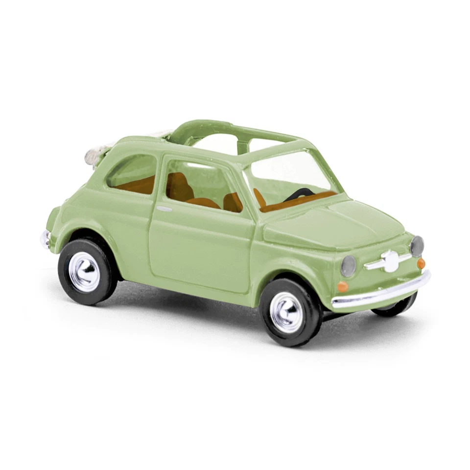Busch 48781 Foat 500 Cabrio Trasformabile Verde HO 1:87 NUOVO - Immagine 1 di 1