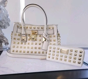 Michael Kors Handbag and purse Womens Studded medium Tote Bag Shoulder Strap - Picture 1 of 21