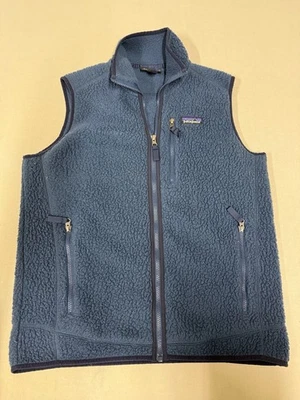 Chaleco Patagonia Retro Pila Polar Cremallera Completa Mujer L Azul 22825 KE10 Foto 1 de 4