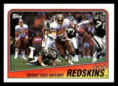 Redskins Team Leaders - Kelvin Bryant 1988 Topps #7 Washington Redskins - Image 1 of 2