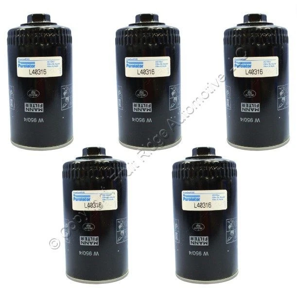 Filtros de aceite de motor Purolator L40316 para Volkswagen EuroVan 1992-1997 paquete de 5 Foto 1 de 4