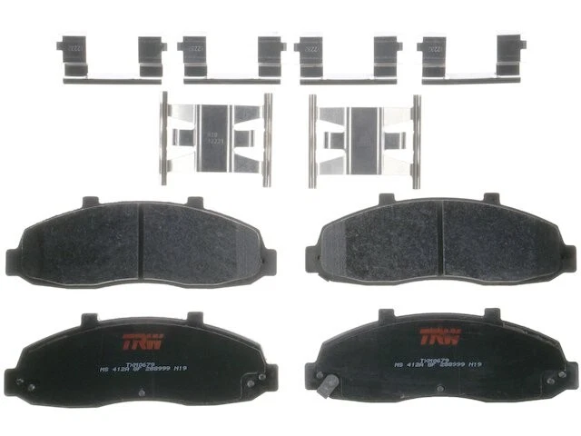 Front Brake Pad Set For 2002 Lincoln Blackwood 5.4L V8 HK385MM - Image 1 of 1