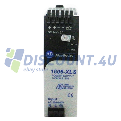 NUEVA fuente de alimentación sellada de fábrica Allen-Bradley 1606-XLS120E 24 VDC 1606XLS120E Foto 1 de 4