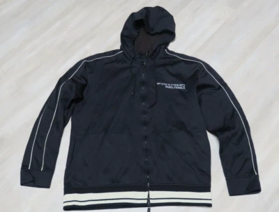 Men’s Valentino Windbreaker Anywhen Paris Coach’s Jacket Black - Size  Medium - Image 1 of 4