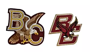 (2) Parche bordado de hierro/coser con logotipo del equipo Boston College Eagles de 3 pulgadas - Imagen 1 de 5