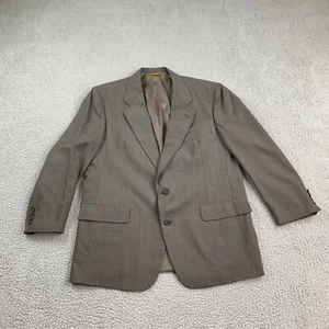 Hart Schaffner Marx Blazer Mens 46R Brown Wool Suit Jacket Sport Coat - Picture 1 of 12