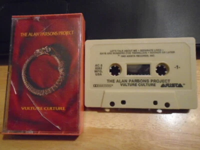 RARE OOP Alan Parsons Project CASSETTE TAPE Vulture Culture 85 prog rock Zombies - Image 1 of 2