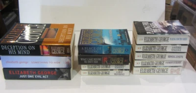 ELIZABETH GEORGE - 12 VOLUMES OF HER BESTSELLER - P/B EDITION - image 1 of 4