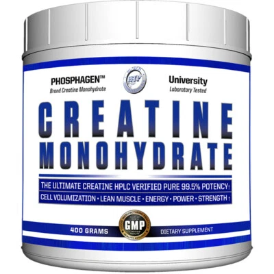 Высокотехнологичный фосфаген креатин моногидрат ВЭЖХ чистый лабораторно протестирован 400 граммов - 80 Зв - Изображение 1 из 2