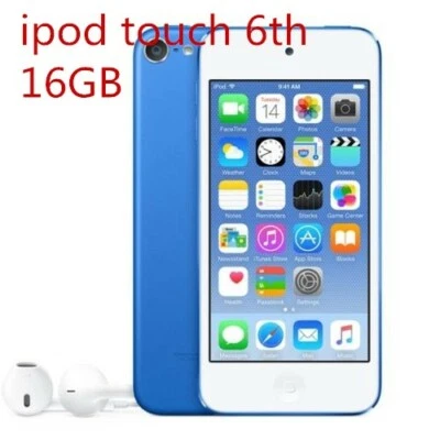 🔥NEW Apple iPod touch 6th Generation Blue (16GB) MP3/4 Player -Latest Model - Image 1 of 4