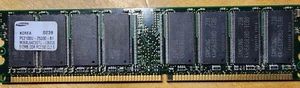 Samsung PC-2100 256MB DDR-266MHz DIMM RAM (M368L3223CTL-CB0Q0) - Picture 1 of 1