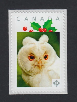 BÚHO BLANCO = Sello postal con foto Canadá 2015 [p15/3ow4/3] Foto 1 de 2