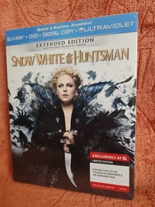 Snow White and the Huntsman: Extended Blu Ray, Dvd W Slipcover. Sealed. New.  - Picture 1 of 2