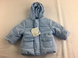 2-4m Mayoral Jacket winter blue with hood new with tags - Picture 1 of 4