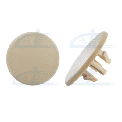 Clip de tapa de perno de reposabrazos de asiento trasero beige 2 piezas para Cadillac Escalade 2007-2019 Foto 1 de 4