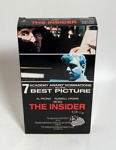  The Insider (VHS) Al Pacino & Russell Crowe 