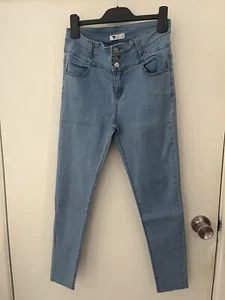 Womens Temt Light Denim Skinny High Rise Jeans Size 10 - Picture 1 of 4