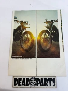 Harley Aermacchi SXT-125 SX-175 SX-250 SS-250 sales dealer brochure pamphlet - Picture 1 of 4