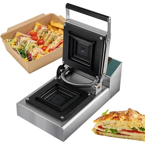1000W Sandwich Maker 1 Slice Grilled Cheese Maker with Non-stick Plates - Picture 1 of 10