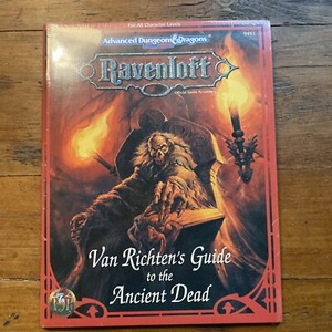 Advanced dungeons and dragons 2nd edition.. Van RIchten's guide to ancient dead