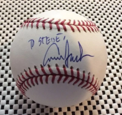 Firmado Oficial Rawlings Major League Béisbol Conor Jackson AZ a Steve Ball Foto 1 de 2