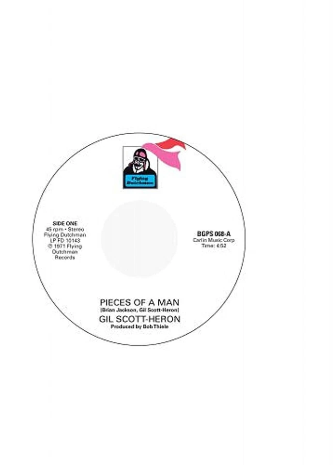 Scott-Heron, Gil - 7-Pieces of a Man/ I'Ll Call It Morning SINGLE LP NEU OVP - Bild 1 von 1