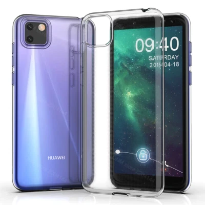 Funda delgada a prueba de golpes gel protector de silicona para Huawei Y5P 2020 Foto 1 de 4