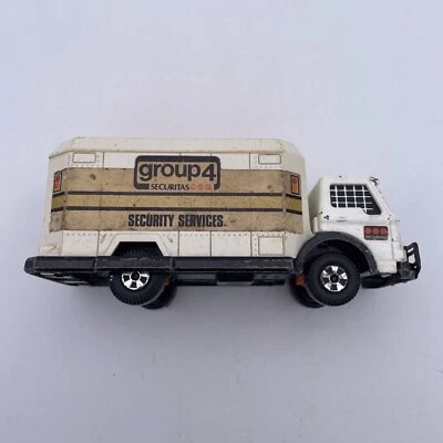 Camión de juguete Matchbox Superkings K-19 1978 GRUPO 4 servicios de seguridad vintage Foto 1 de 4