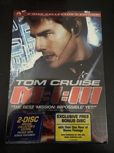 Tom Cruise Mi:III 2-Disc Collector’s Edition2006 DVD Paramount + BONUS DISC! - Foto 1 di 2