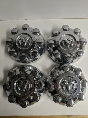 Tapa central de rueda cromada Dodge Ram 2500 3500 SRW 52121450AD 2008-2013 Foto 1 de 4